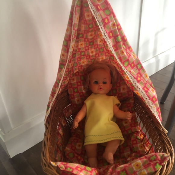 Wicker doll bassinet - Picture 5 of 6